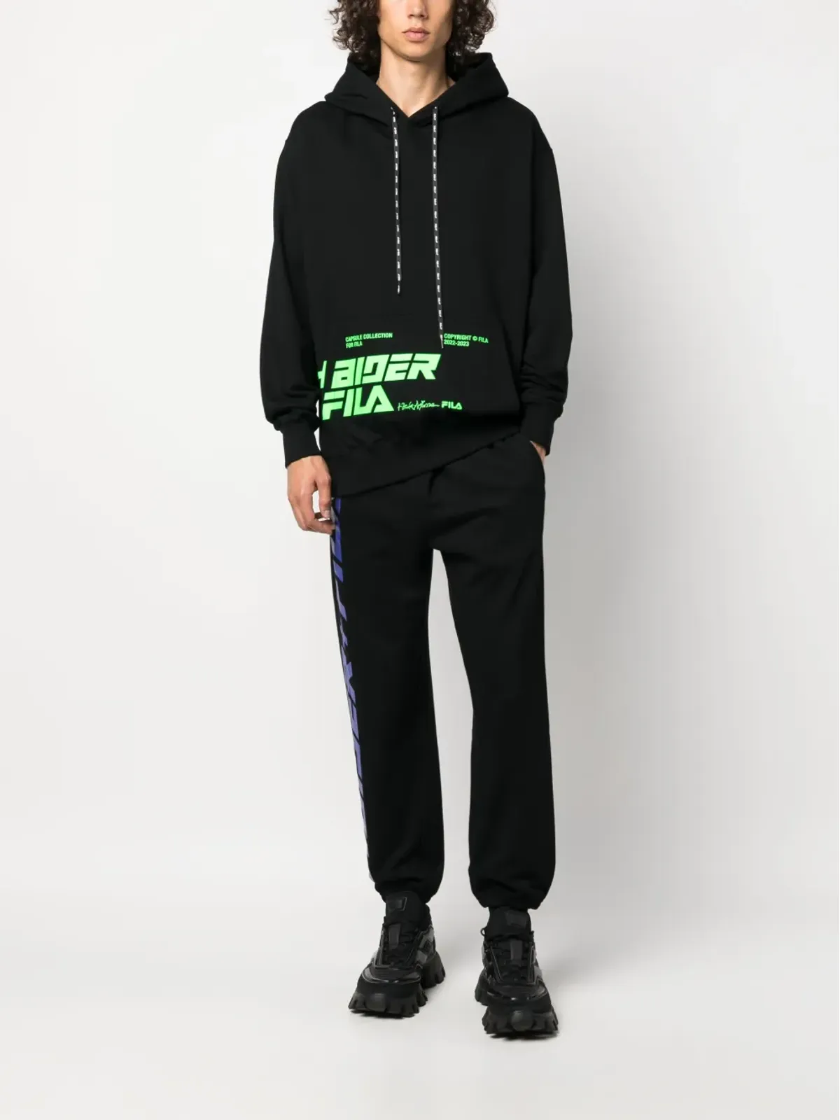 Haider Ackermann x Fila ロゴプリント トラックパンツ - 画像2