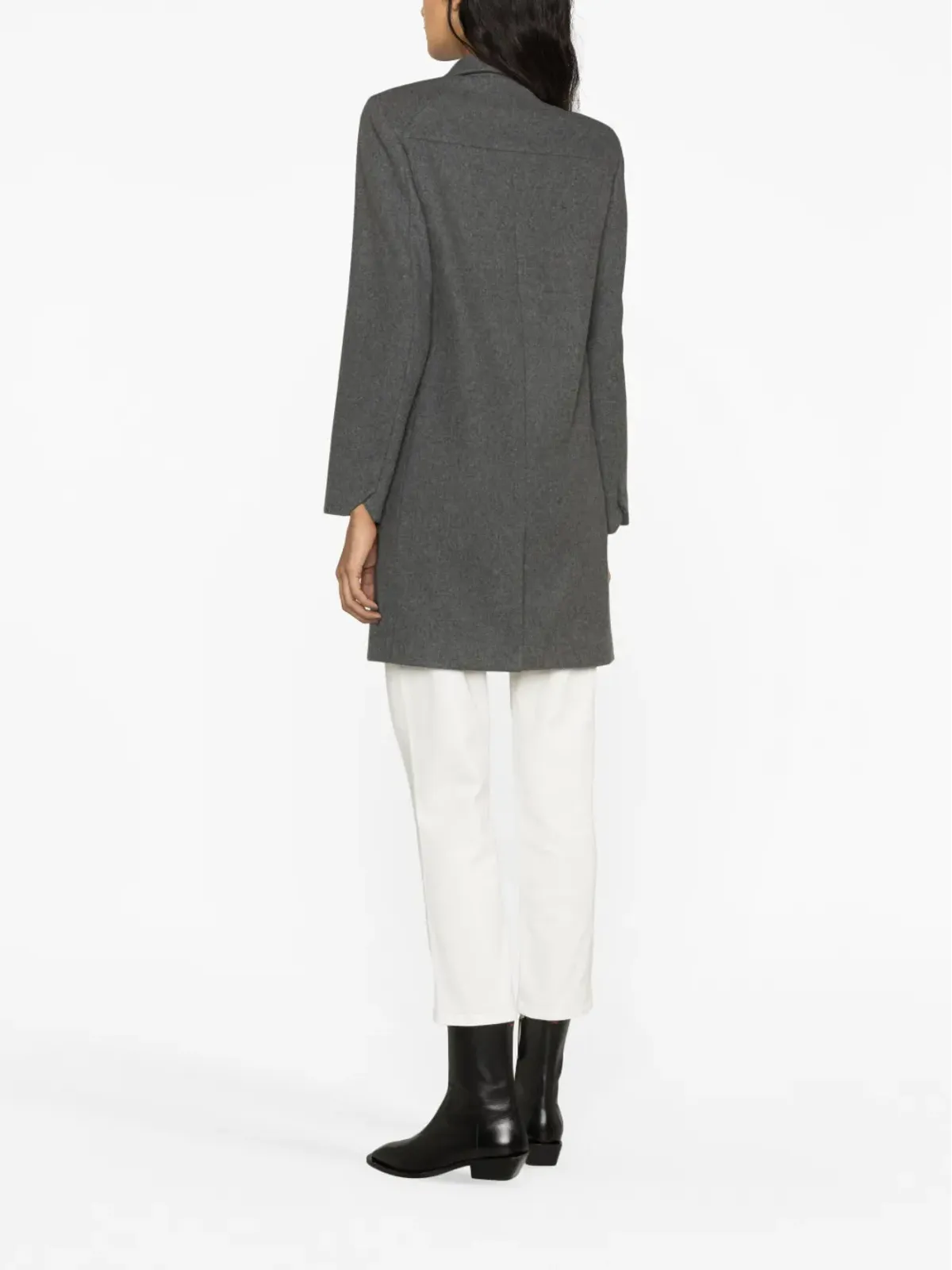 Zadig&Voltaire ダブルブレストコート グレー - 画像4