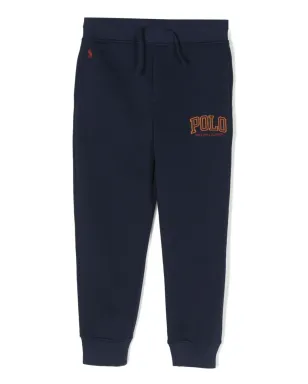 POLO RALPH LAUREN KIDS logo-embroidered cotton blend track pants - Blue - サムネイル1