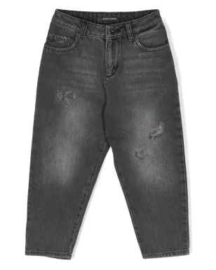 Emporio Armani Kids フェード加工のバッグジーンズ - サムネイル1