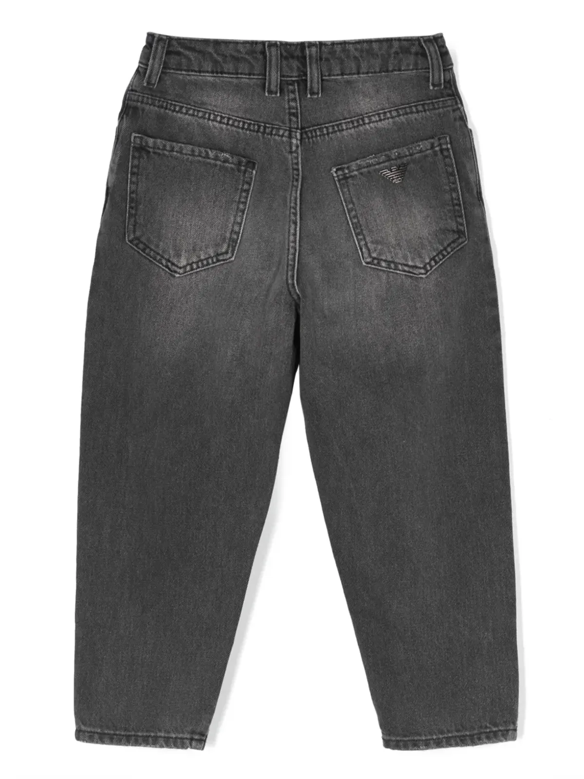 Emporio Armani Kids フェード加工のバッグジーンズ - 画像2
