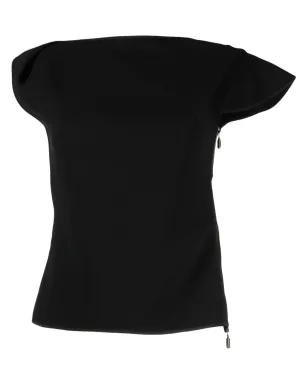 Maticevski アシンメトリック キャップスリーブTシャツ - サムネイル1