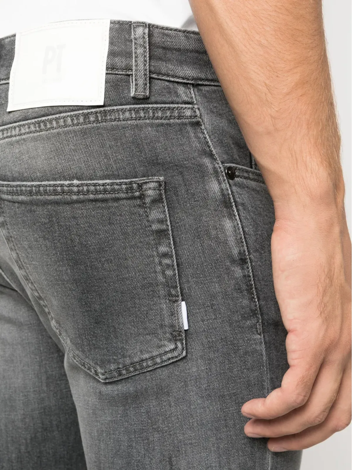 PT Torino ミッドライズ スリムカット ジーンズ - 画像5