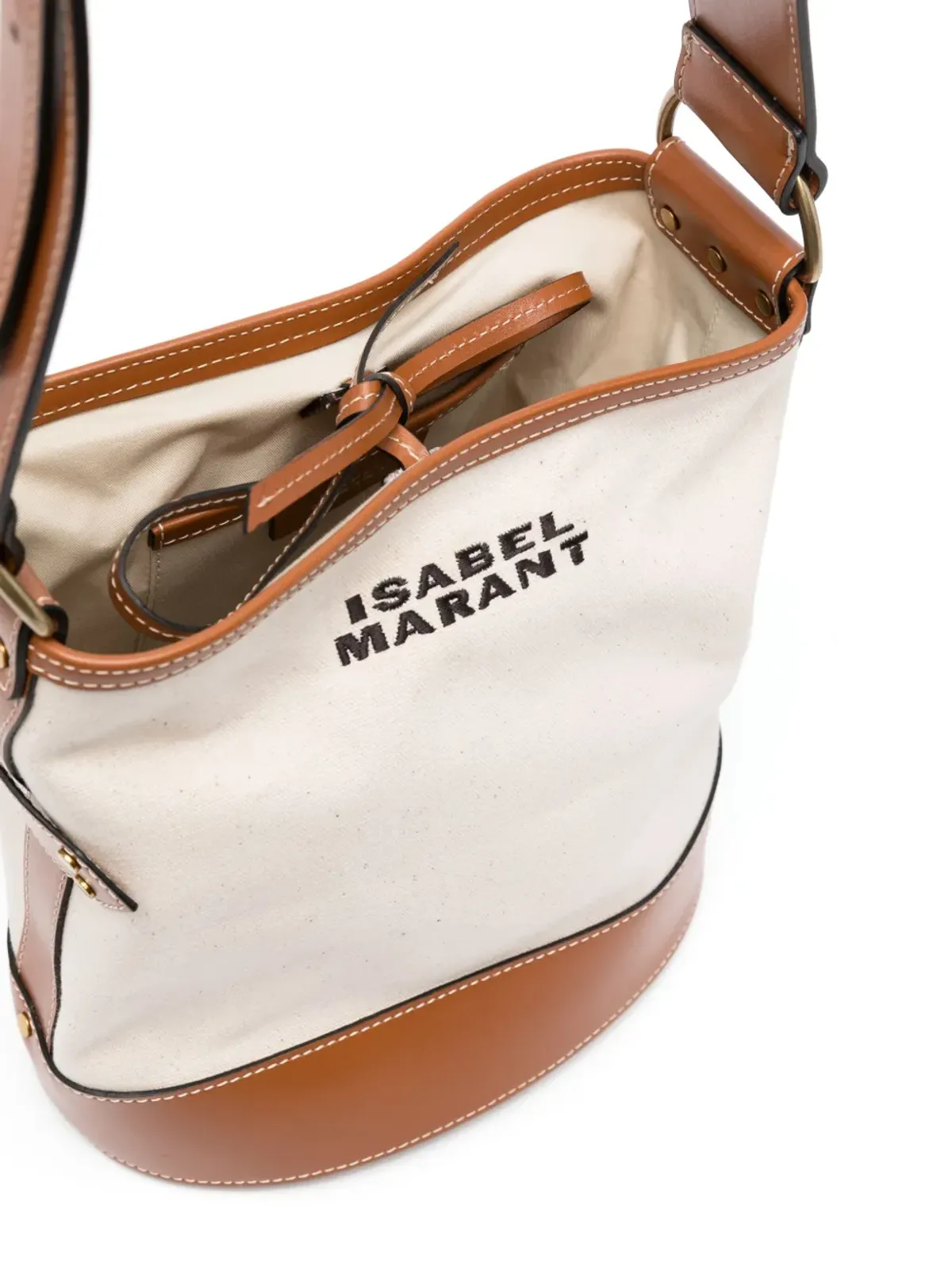 ISABEL MARANT Samara ロゴ刺繍ショルダーバッグ - 画像5