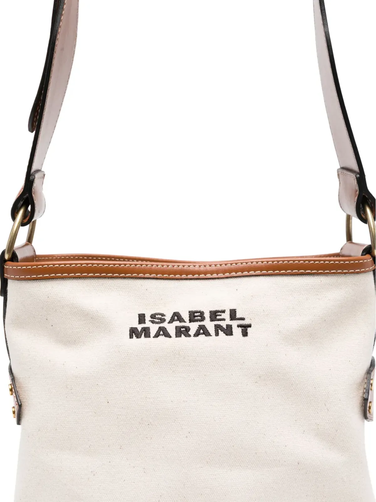ISABEL MARANT Samara ロゴ刺繍ショルダーバッグ - 画像4