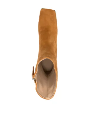 Wandler Isa Sleepy 85mm suede boots - Brown - サムネイル4
