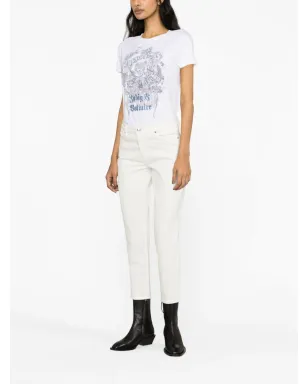 Zadig&Voltaire ハイウエスト クロップドジーンズ - サムネイル3