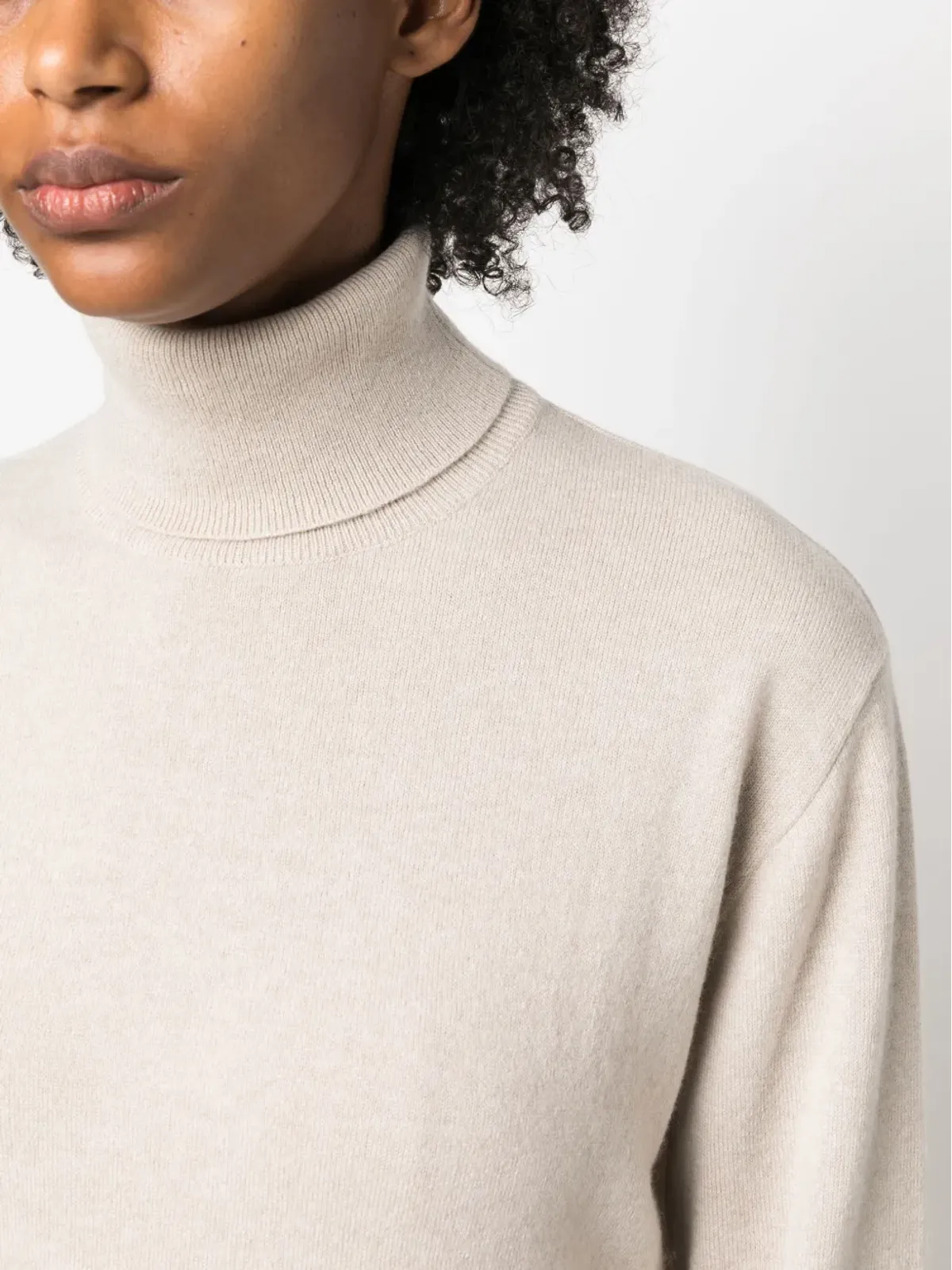 Brunello Cucinelli ロールネック カシミヤセーター - 画像5