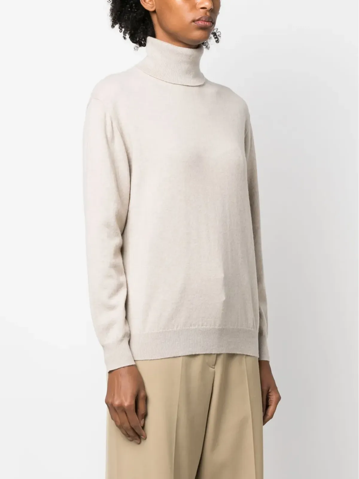 Brunello Cucinelli ロールネック カシミヤセーター - 画像3
