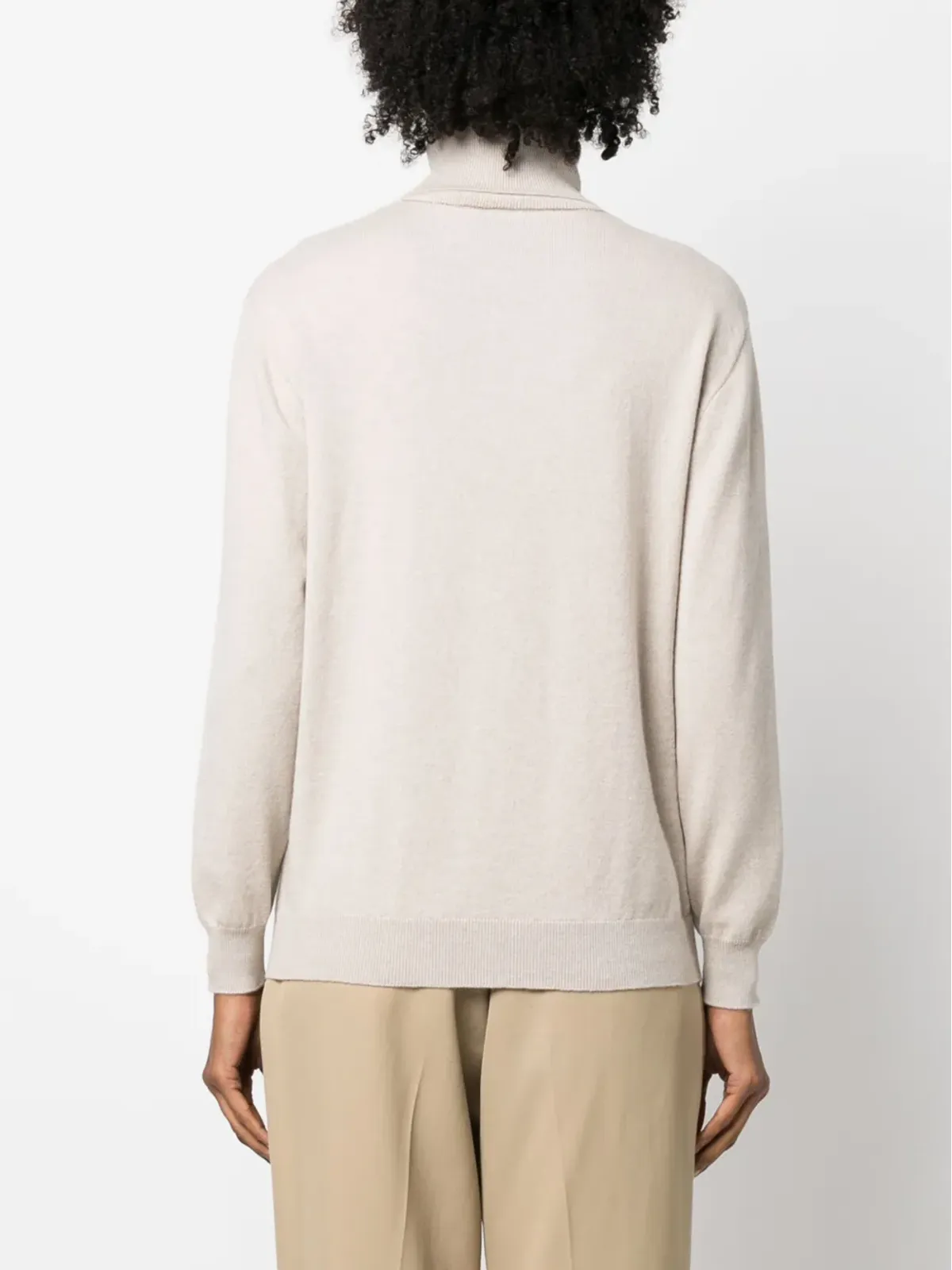 Brunello Cucinelli ロールネック カシミヤセーター - 画像4