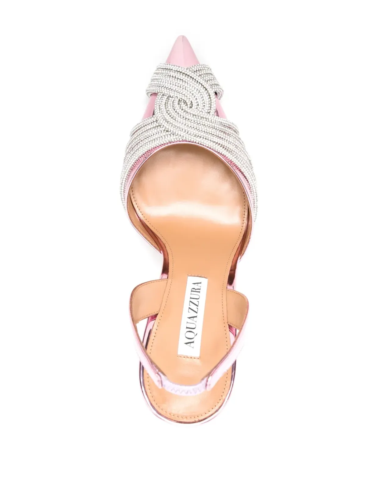 Aquazzura Gatsby 105mm スリングバックパンプス - ピンク - 画像4