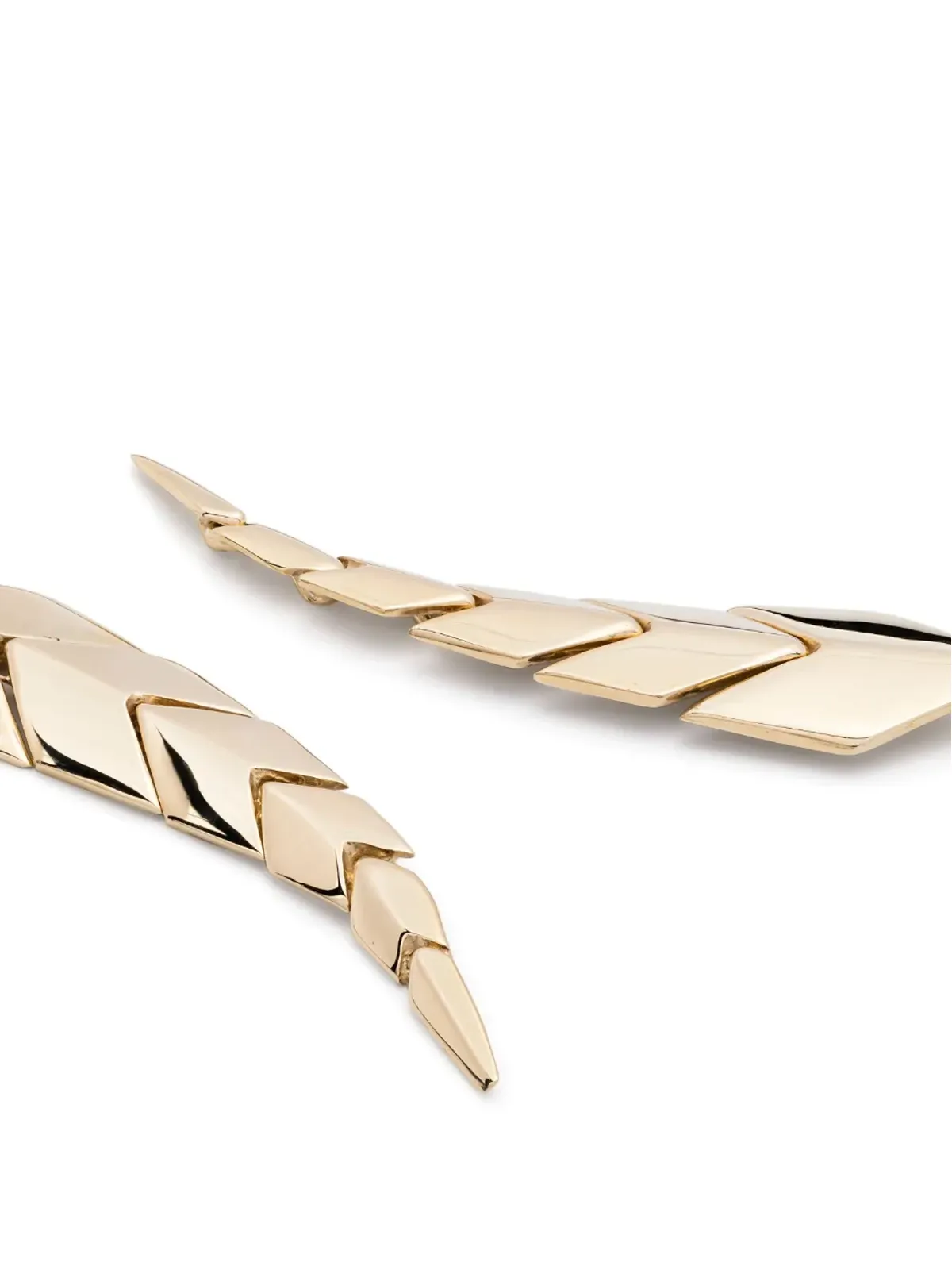 Jacquie Aiche フィッシュテールドロップピアス - 画像4