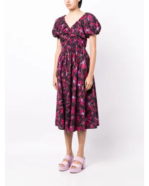 Ulla Johnson セシル花柄プリントドレス（ブラック） - サムネイル3