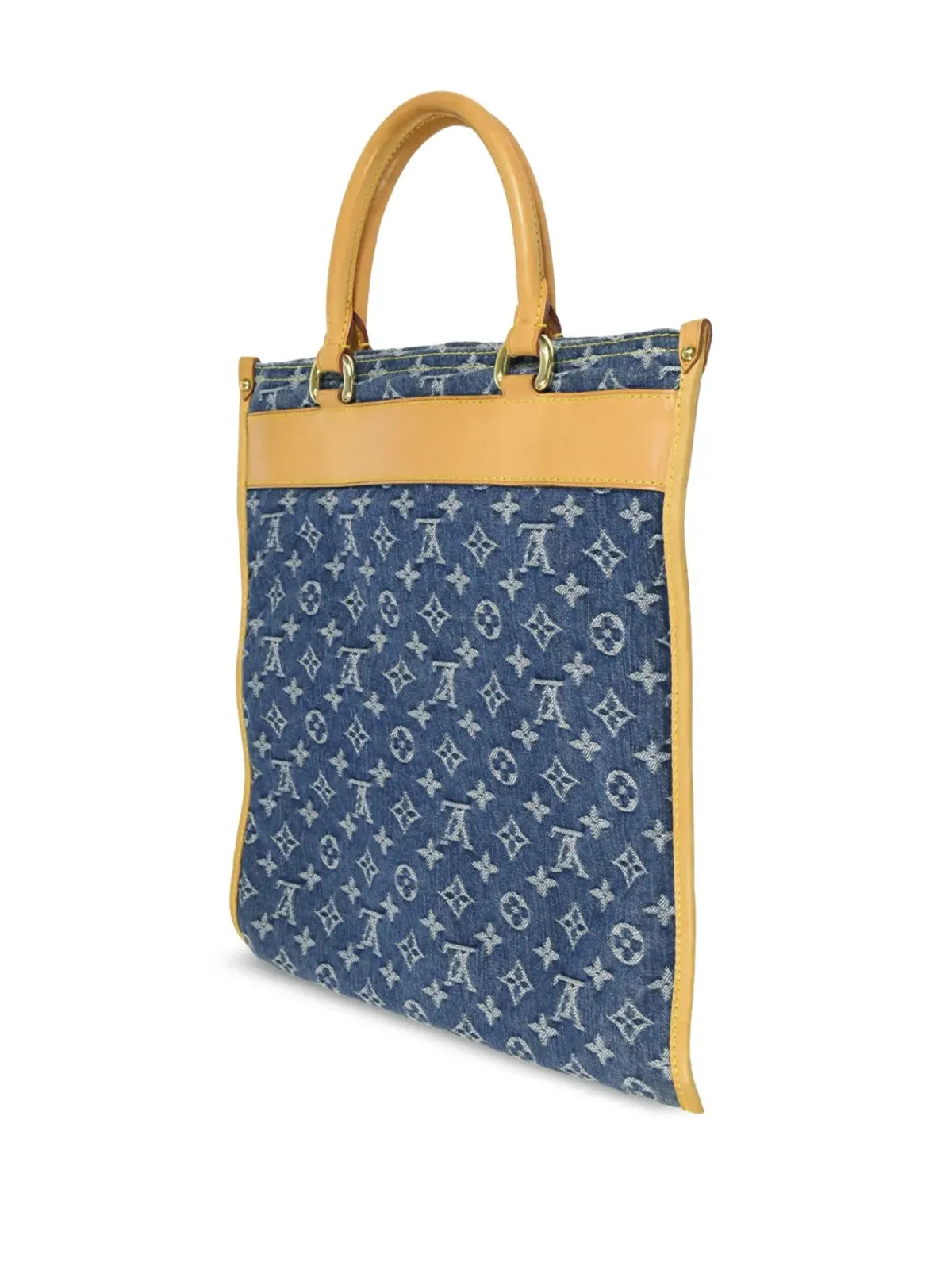 Louis Vuitton Pre-Owned モノグラム ショッパー デニム トートバッグ - 画像2