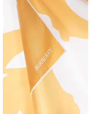 Burberry ロゴプリント・シルクスカーフ - サムネイル3