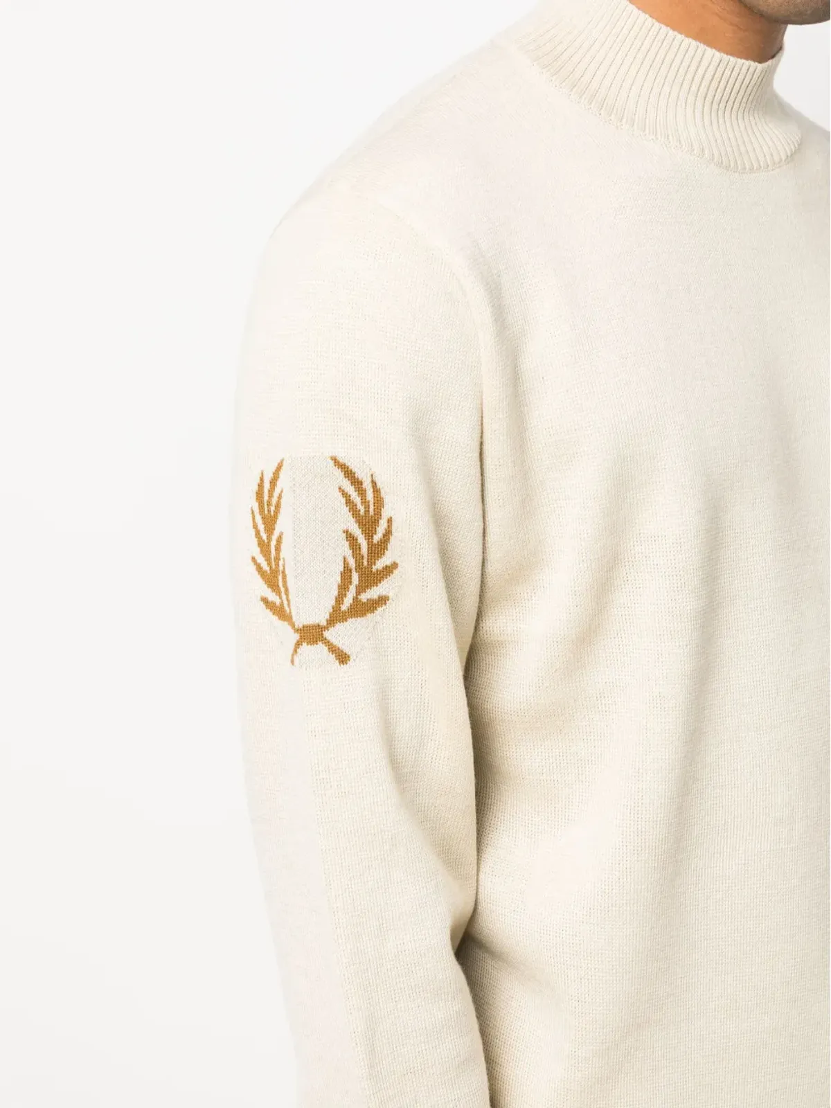 Fred Perry モックネック ウールブレンド ジャンパー - 画像5