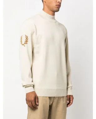 Fred Perry モックネック ウールブレンド ジャンパー - サムネイル3