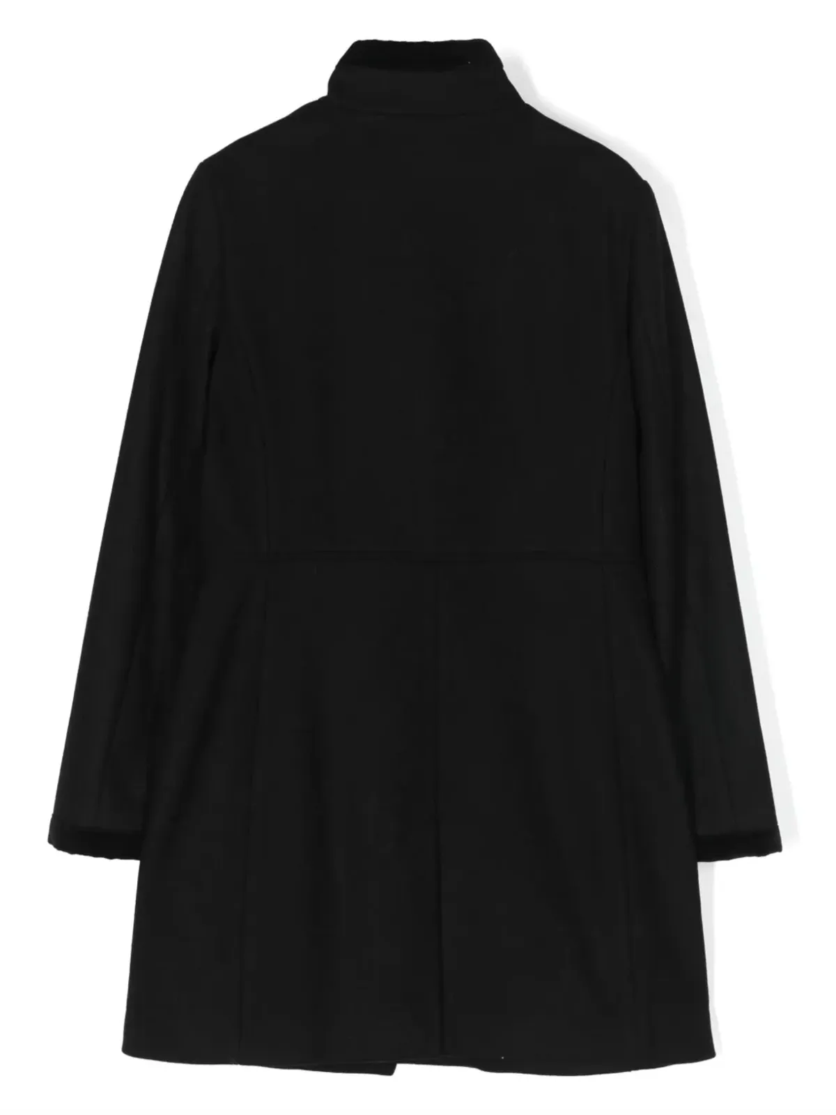 Fay Kids ハイネック クラスプディテール ウールコート - 画像2