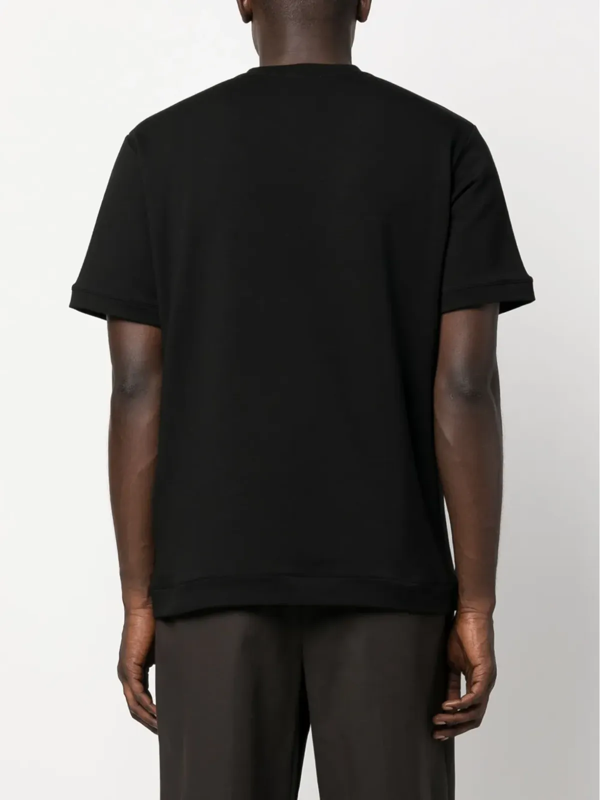 Giorgio Armani ロゴ刺繍入り丸首Tシャツ - 画像4
