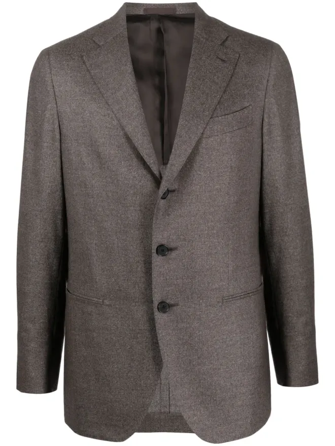 Caruso Caruso シングルブレスト ウールブレザーの商品画像
