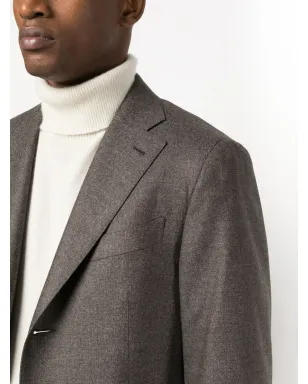 Caruso シングルブレスト ウールブレザー - サムネイル5