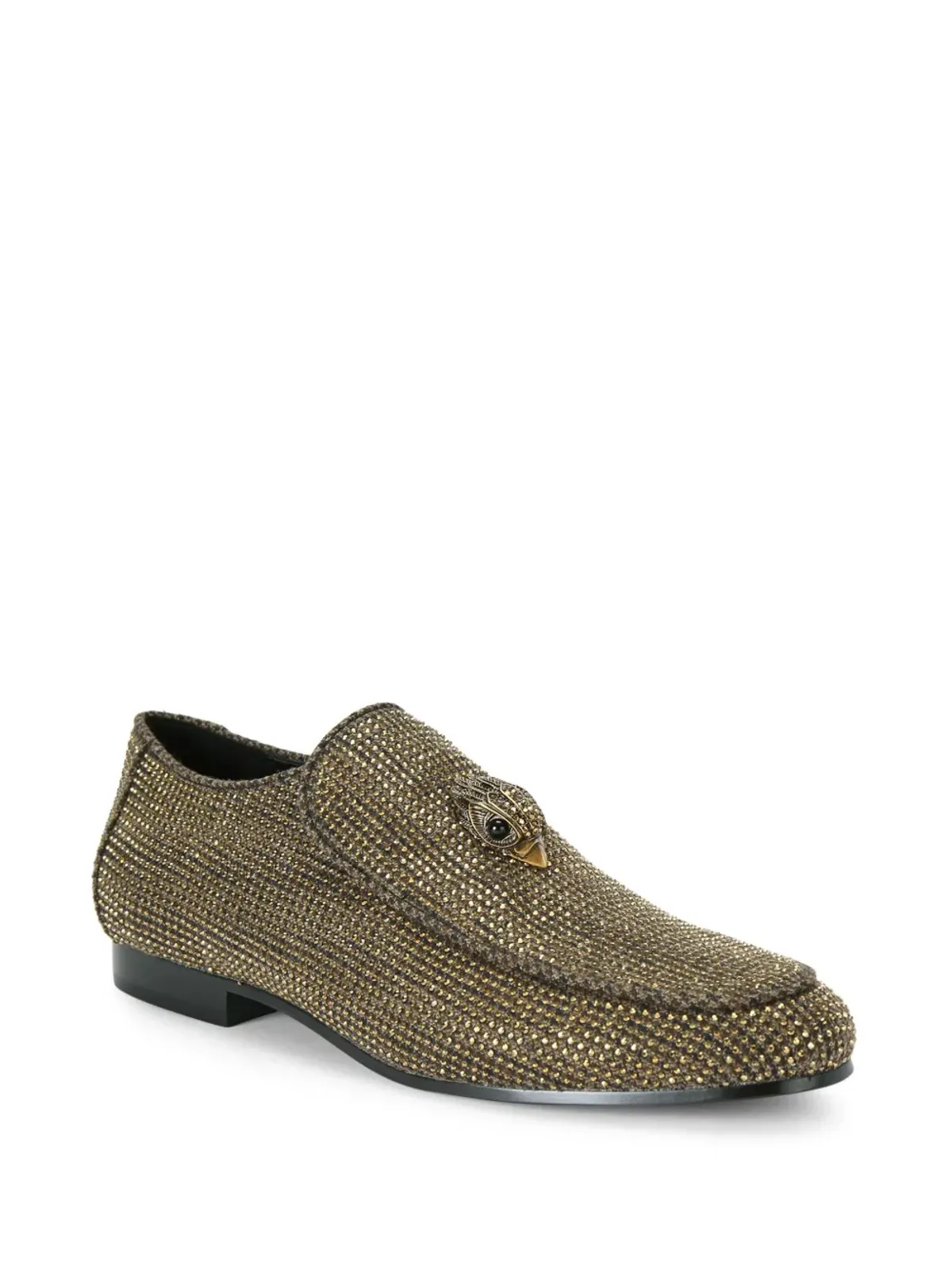 Kurt Geiger London ヒュー・イーグル ラインストーン装飾 ローファー ブラウン - 画像2