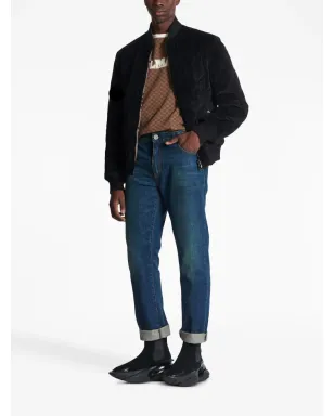 Balmain ヴィンテージ ロゴパッチ ストレートジーンズ - サムネイル2