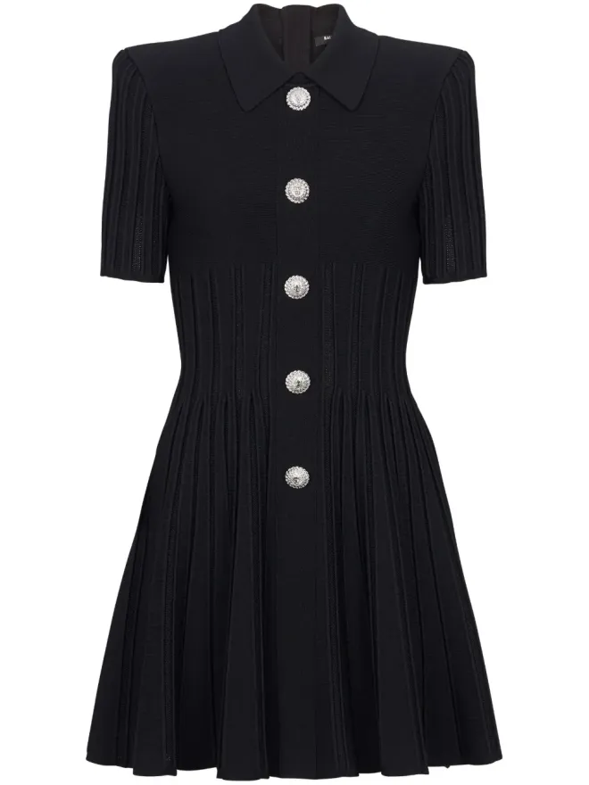 BALMAIN Balmain フレアリブ編みミニドレスの商品画像