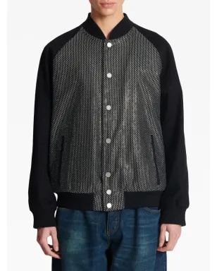 Balmain ラインストーン装飾ボンバー ジャケット - サムネイル5