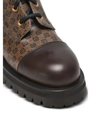 Balmain Romy Ranger monogram ankle boots - Brown - サムネイル5