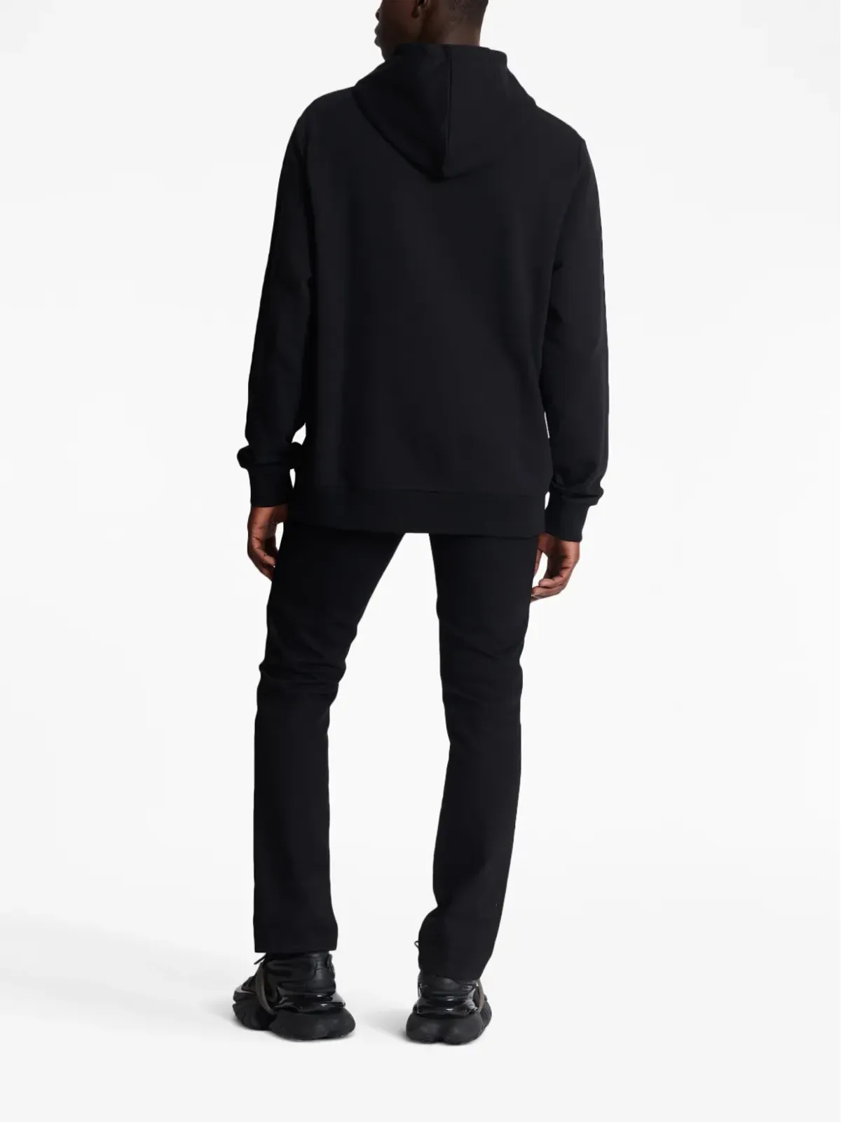 Balmain ロゴパッチ コットン パーカー - 画像4