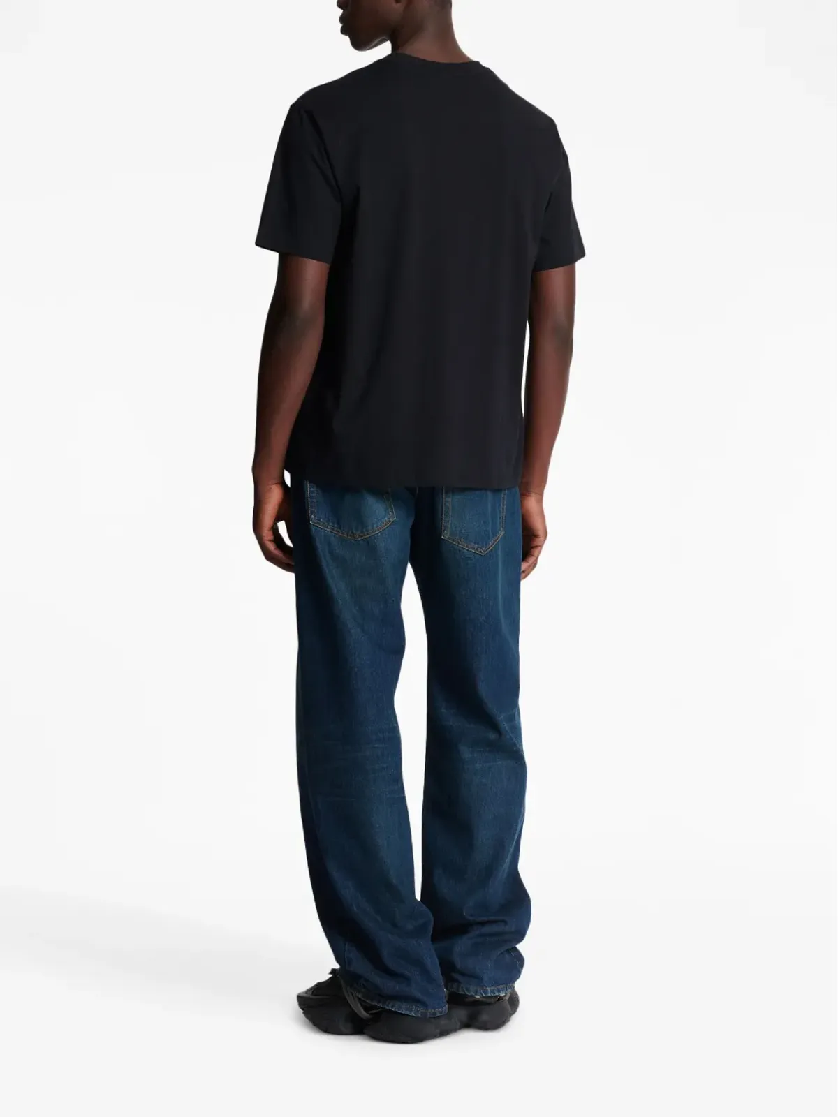 Balmain ロゴパッチ コットンTシャツ - 画像4