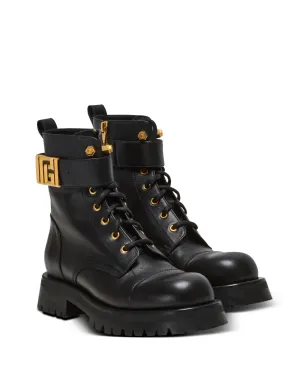 Balmain Romy レースアップレザーブーツ - サムネイル2