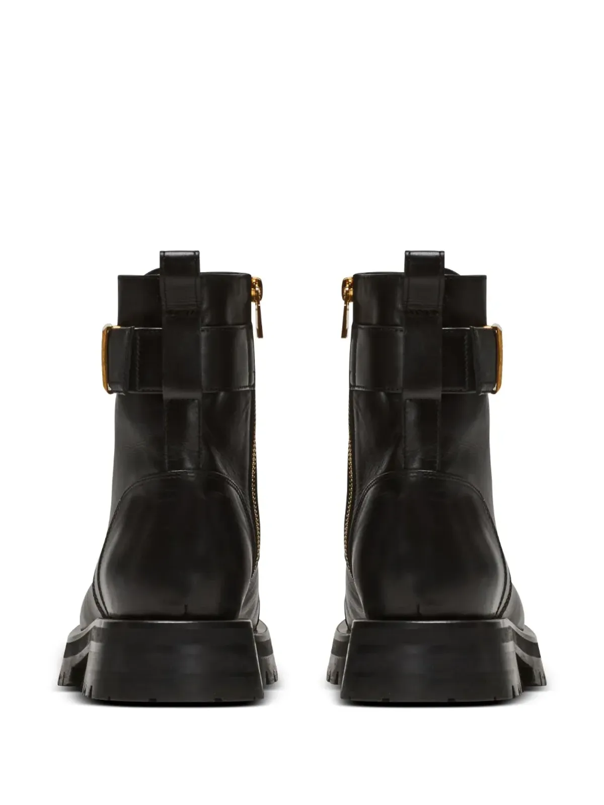 Balmain Romy レースアップレザーブーツ - 画像3