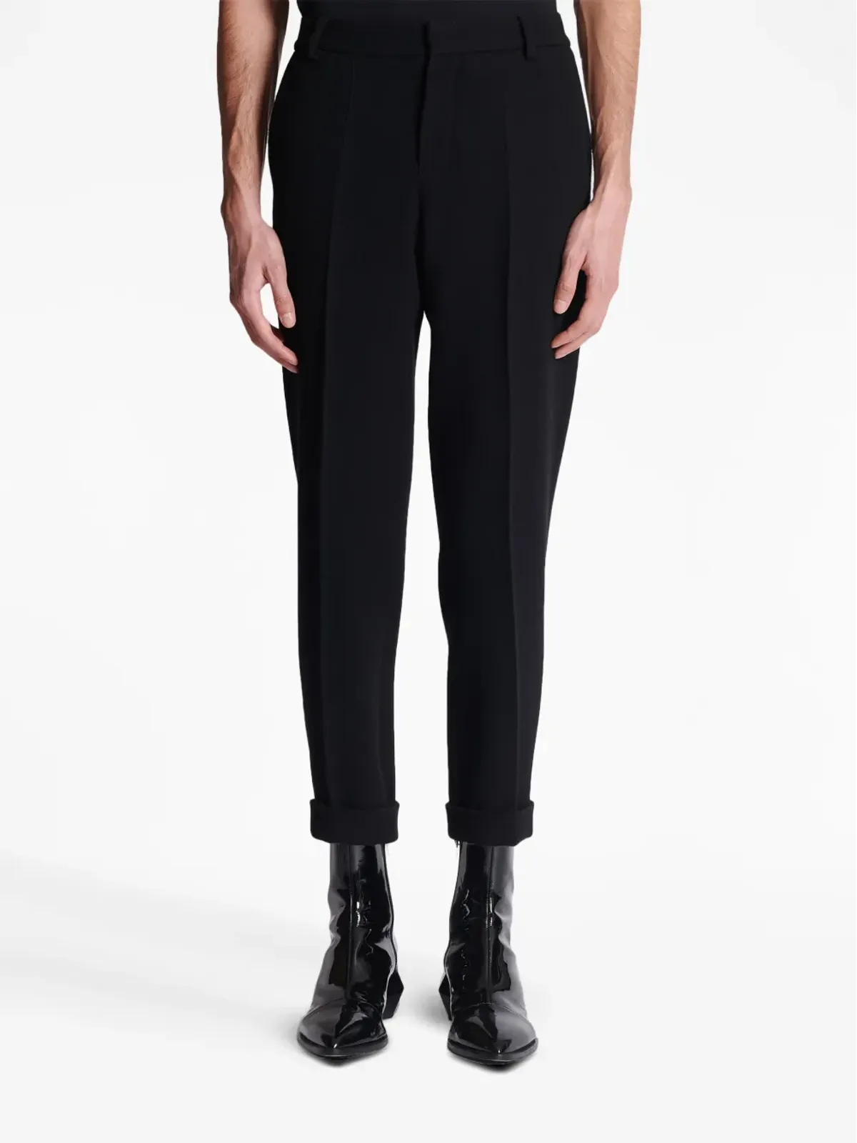 Balmain テーパードクロップドパンツ - 画像5