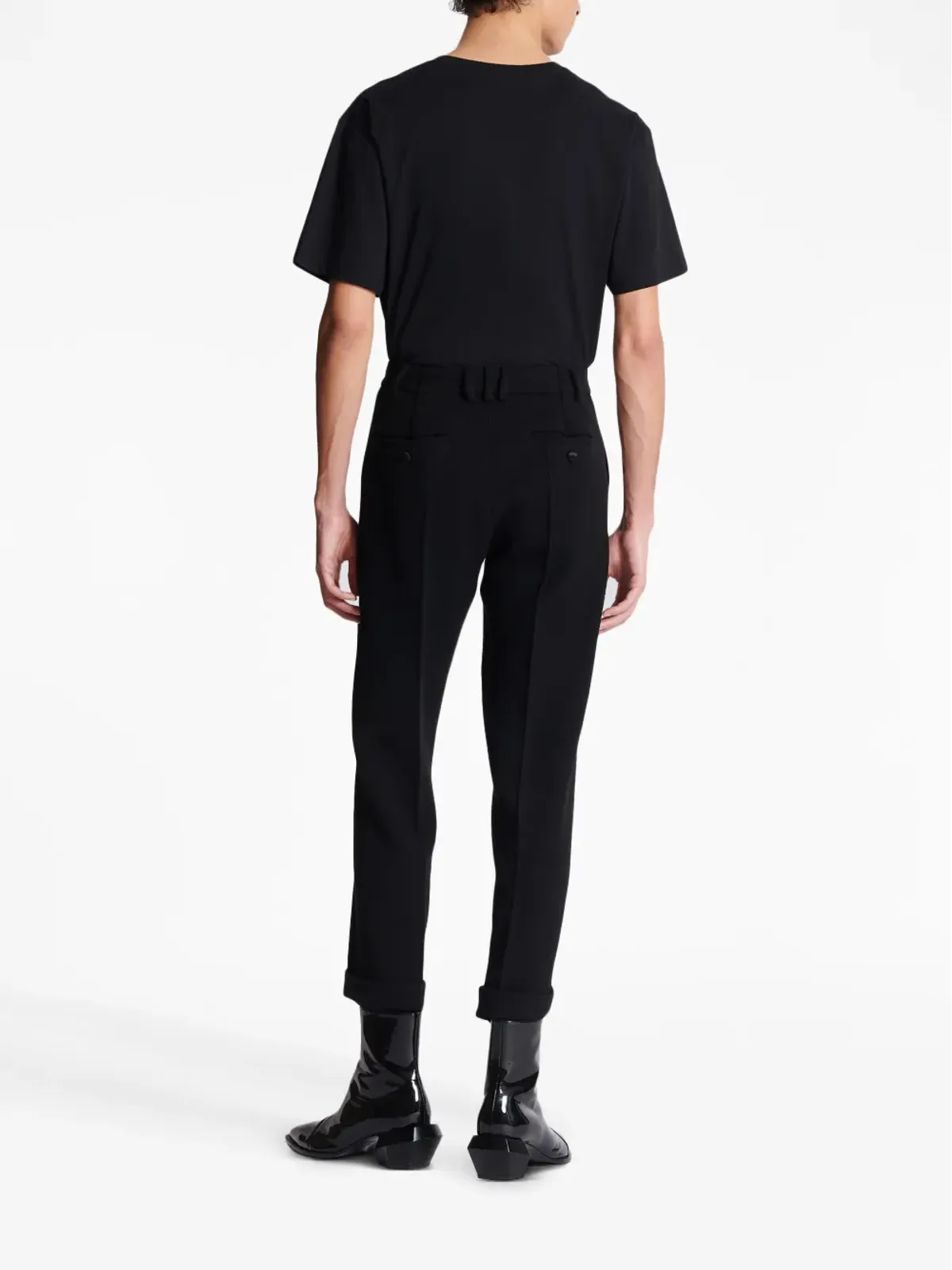 Balmain テーパードクロップドパンツ - 画像4