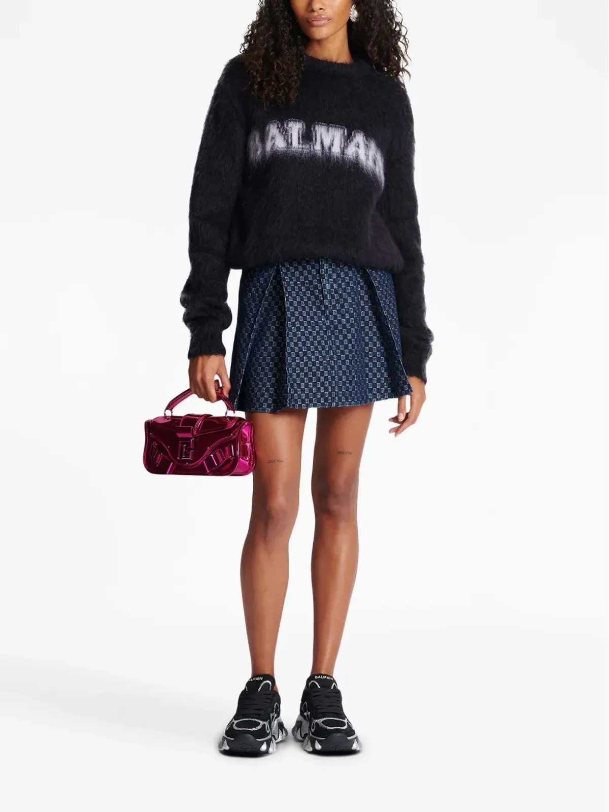 Balmain ロゴジャカード ジャンパー - 画像2