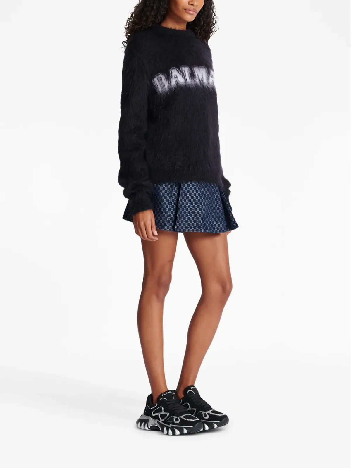 Balmain ロゴジャカード ジャンパー - 画像3
