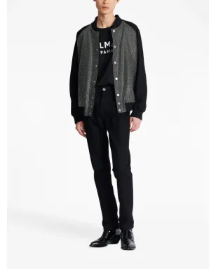 Balmain クリスタル装飾ストレートジーンズ - サムネイル2
