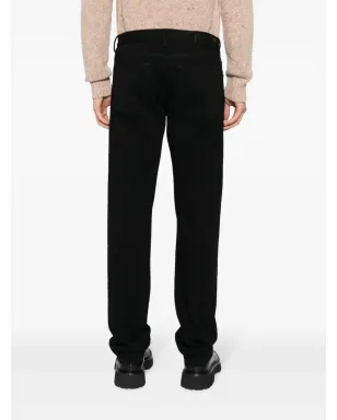 Giorgio Armani ミッドライズ コットン ストレートジーンズ - サムネイル4