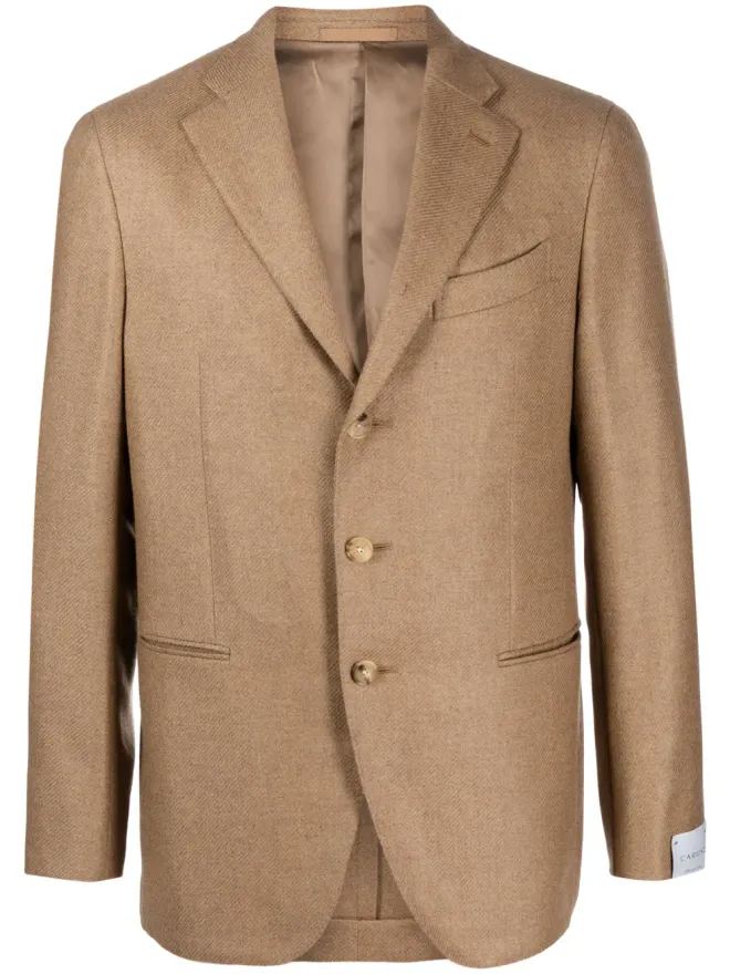 Caruso Caruso シングルブレステッド ウールブレザーの商品画像