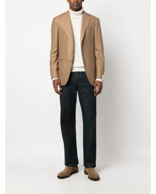 Caruso シングルブレステッド ウールブレザー - サムネイル2