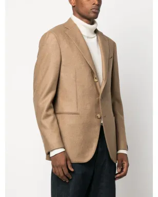 Caruso シングルブレステッド ウールブレザー - サムネイル3