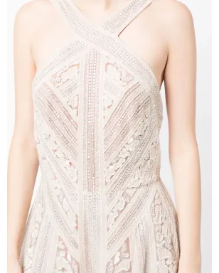 Elie Saab ビーズ装飾シルクドレス - サムネイル5