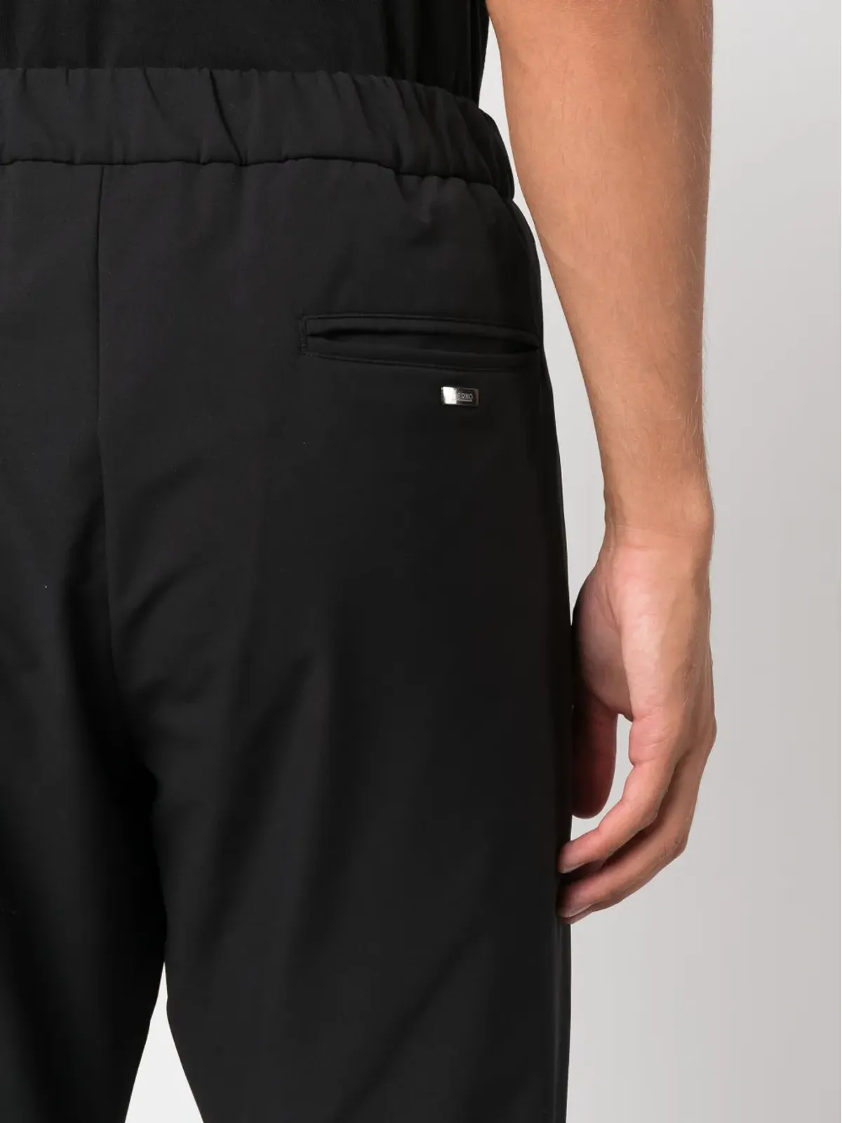 Herno ドローストリングウエストバンドパンツ - 画像5