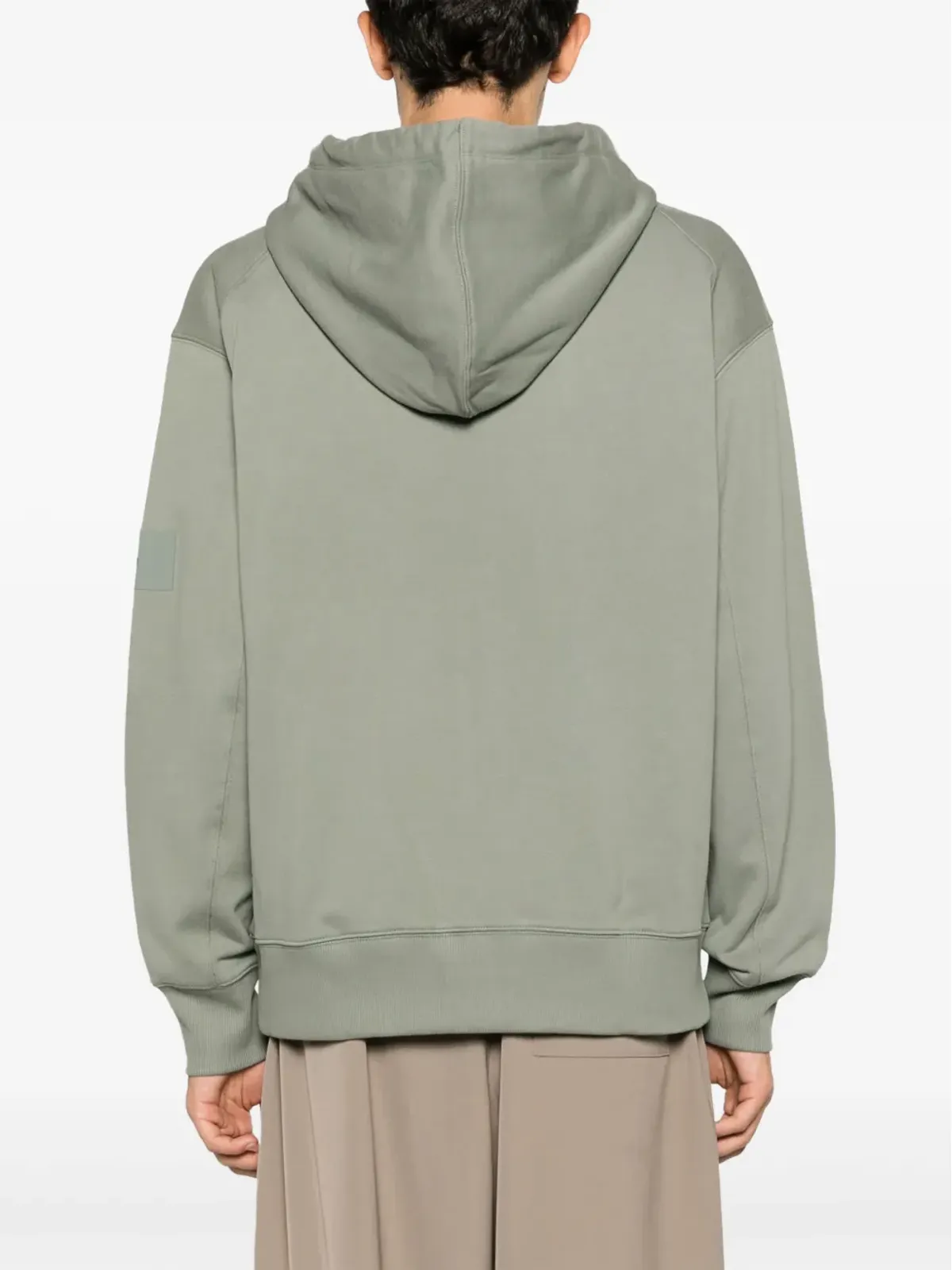 Y-3 ジップアップ オーガニックコットン フーディー（グリーン） - 画像4