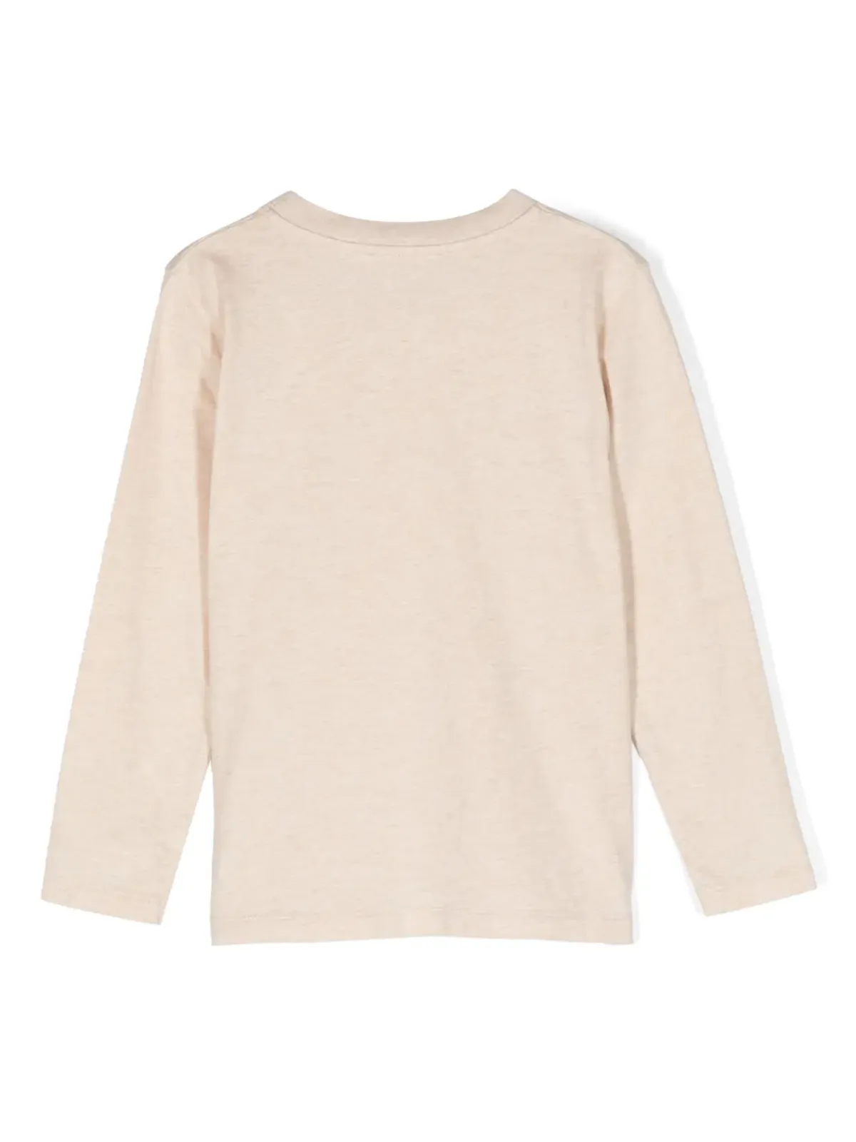 Bonpoint メランジ風ロゴプリント Tシャツ - 画像2