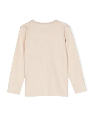 Bonpoint メランジ風ロゴプリント Tシャツ - サムネイル2