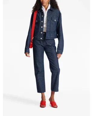 Balmain モノグラムプリント デニムジャケット - サムネイル2