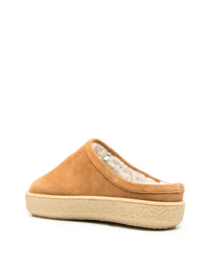 ISABEL MARANT Fozee suede flatform mules - Brown - サムネイル3